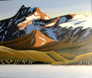 snowfield 3 - oil on canvas 22x30
