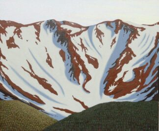 snowfield 4 - oil on canvas 22x30