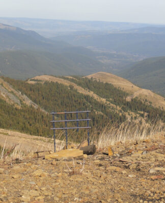 Spirit Trap -installation - Alberta Rockies