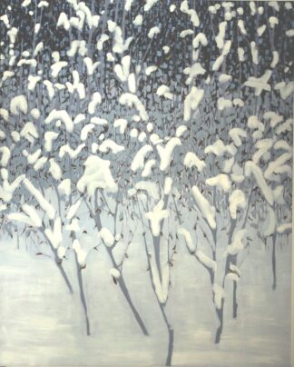 Winter Willows 3 acrylic on canvas 40x60