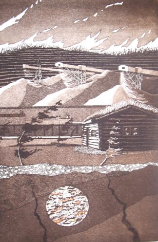 Highland Valley Copper - etching and copper on arches